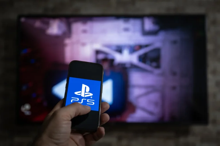 photo illustration logo playstation 5